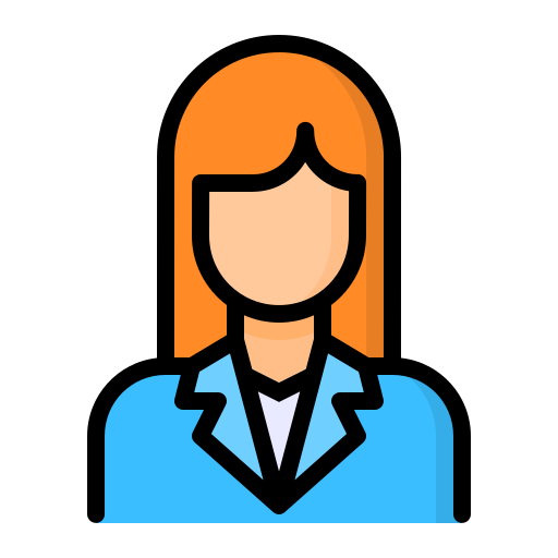 mujer de negocios icono gratis