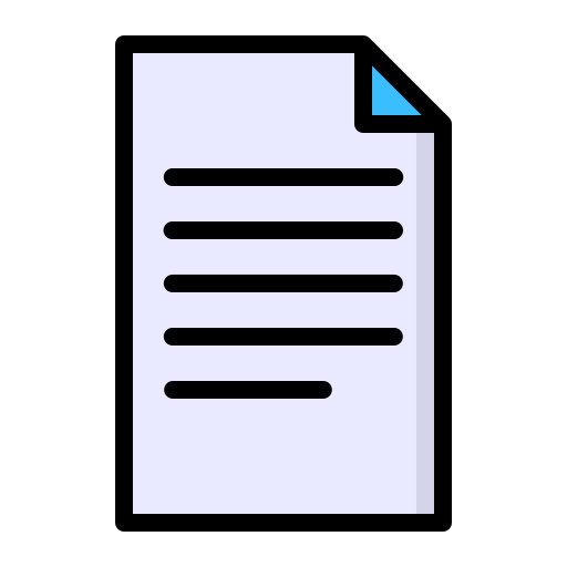 Document - Free files and folders icons