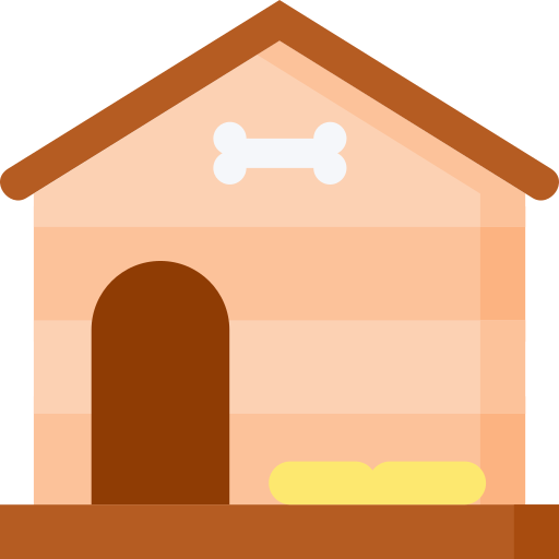 casa de perro icono gratis