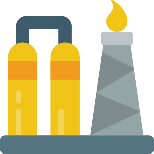 Oil refinery free icon Oil refinery free icon