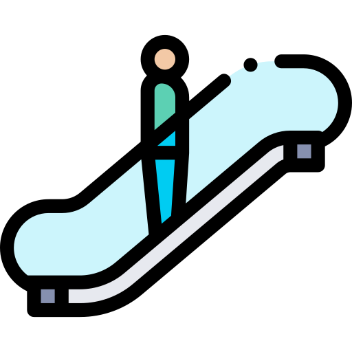 에스컬레이터 무료 아이콘