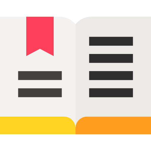 Book Basic Straight Flat icon