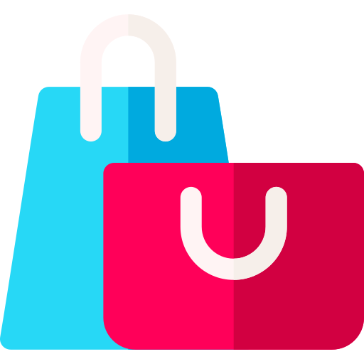 Shopping bag Basic Rounded Flat icon