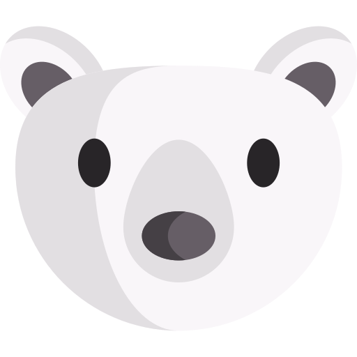 oso polar icono gratis