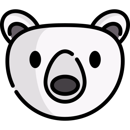 oso polar icono gratis