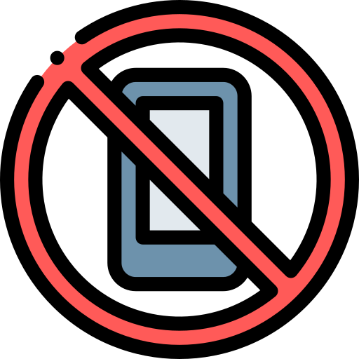 sin teléfono icono gratis