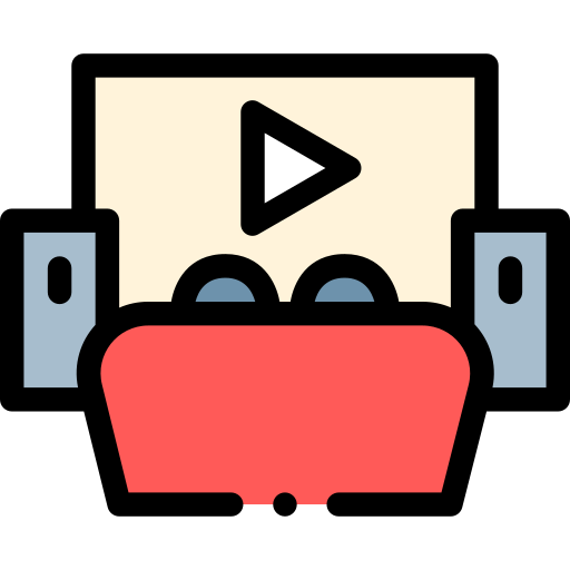 cinéma maison Icône gratuit