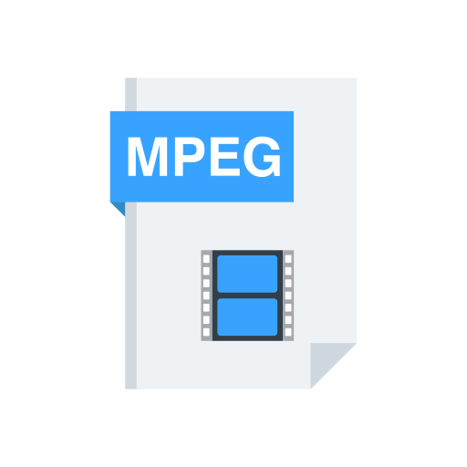 mpeg icono gratis