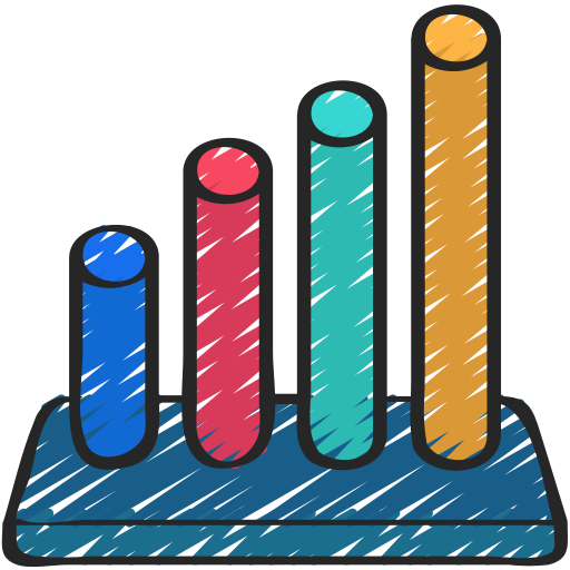 gráfico de barras icono gratis