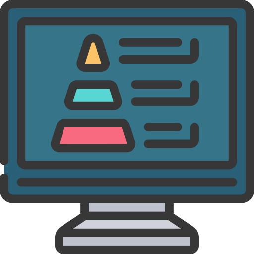 Pyramid chart free icon Pyramid chart free icon