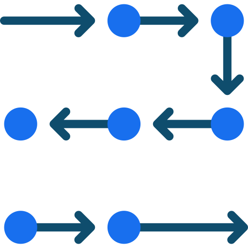 diagrama de flujo icono gratis