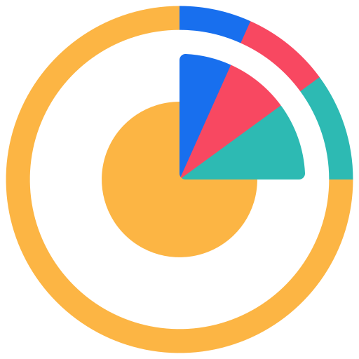 gráficos circulares icono gratis