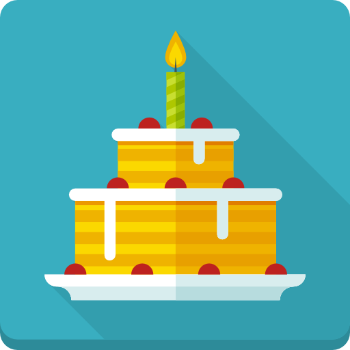 pastel de cumpleaños icono gratis