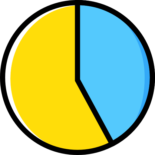 gráfico circular icono gratis