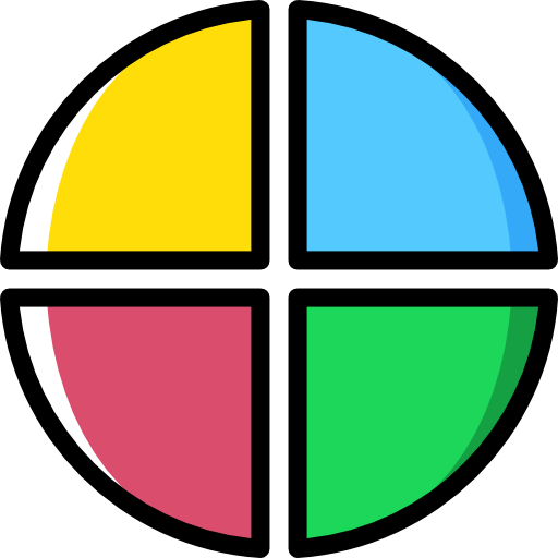 diagramme circulaire Icône gratuit