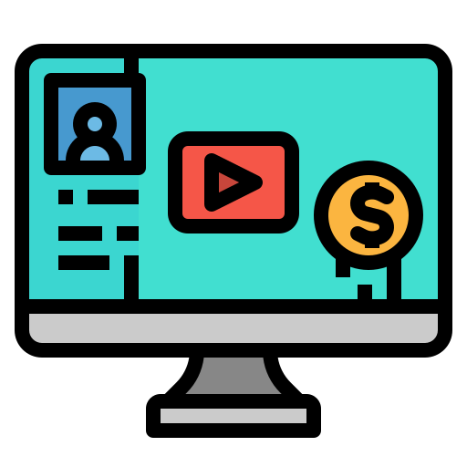 Youtuber free icon
