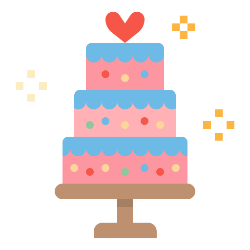 pastel de cumpleaños icono gratis