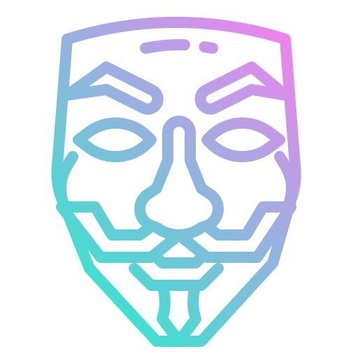 máscara de guy fawkes icono gratis