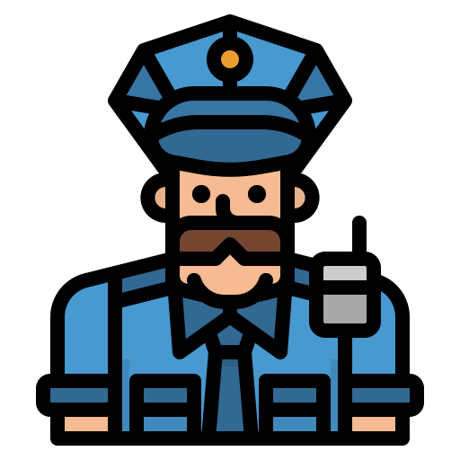 policía icono gratis