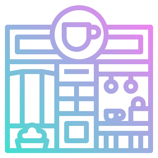 Coffee shop free icon Coffee shop free icon