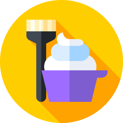 tinte para el cabello icono gratis