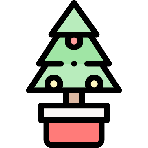 árbol de navidad icono gratis