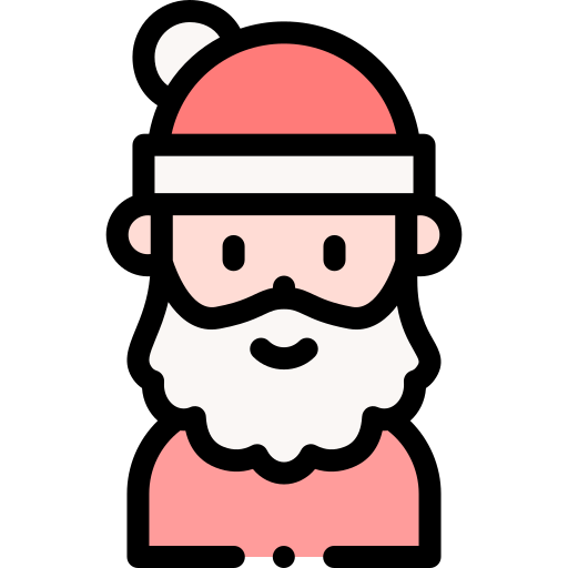 papá noel icono gratis