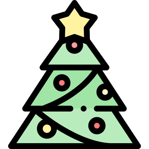 árbol de navidad icono gratis