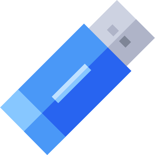 Pendrive Basic Straight Flat icon