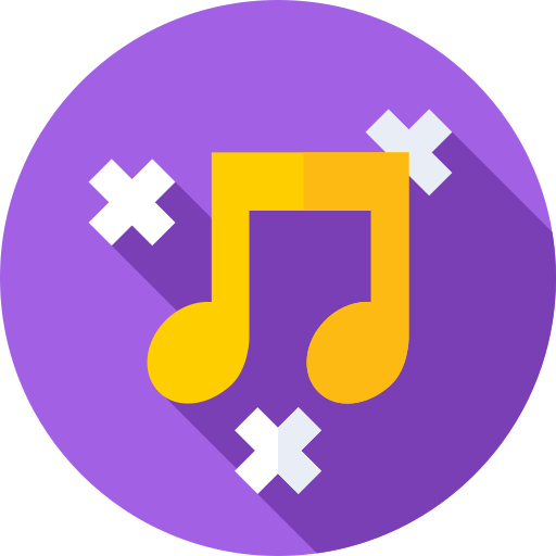 Music Flat Circular Flat icon