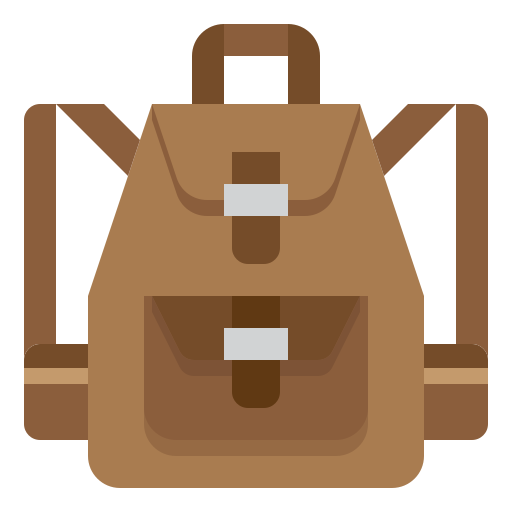 mochila icono gratis