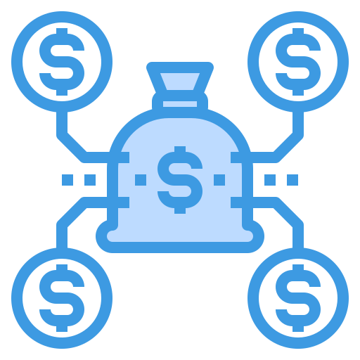 bolsa de dinheiro grátis ícone