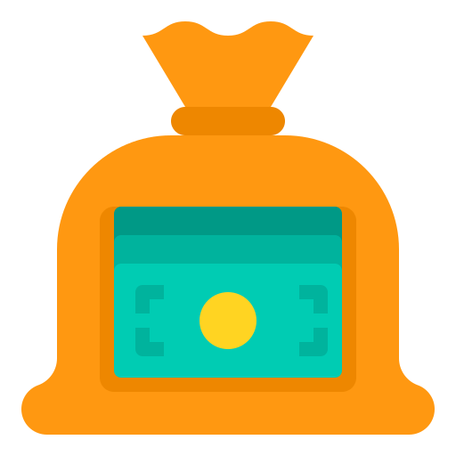 bolsa de dinheiro grátis ícone