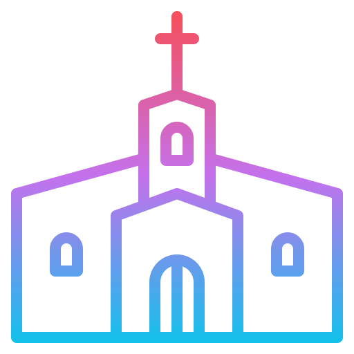 Church Iconixar Gradient Icon