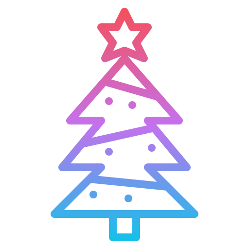 árbol de navidad icono gratis