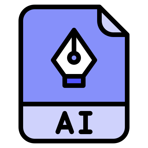 formato ai icono gratis