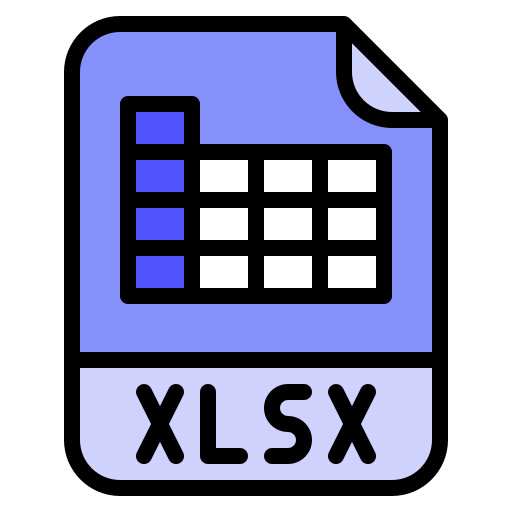 Xlsx - Free files and folders icons