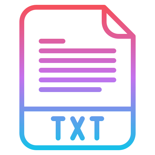 txt icono gratis