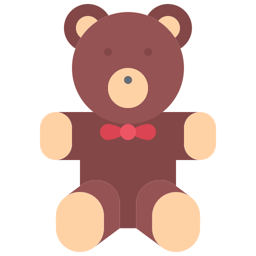 oso de peluche icono gratis