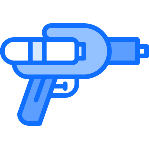 pistola de agua icono gratis