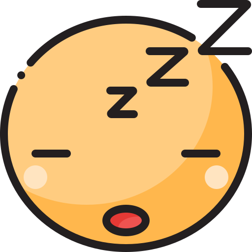 dormido icono gratis
