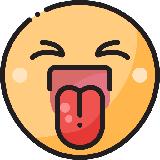 Tongue out - free icon