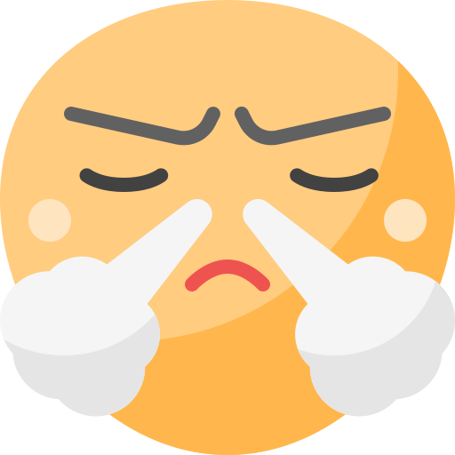 enojado icono gratis