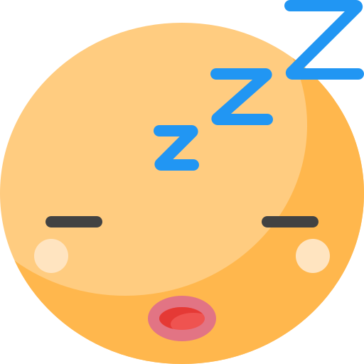 dormido icono gratis