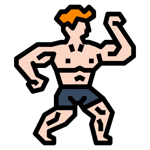 muscular grátis ícone