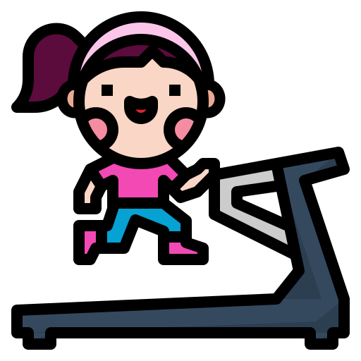 máquina de correr icono gratis