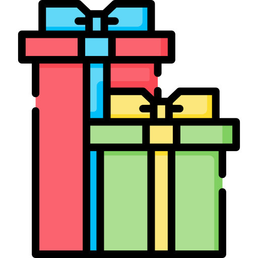 cajas de regalo icono gratis