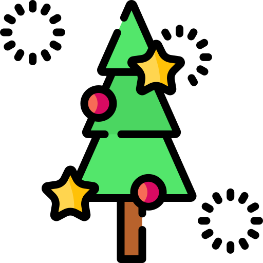 árbol de navidad icono gratis