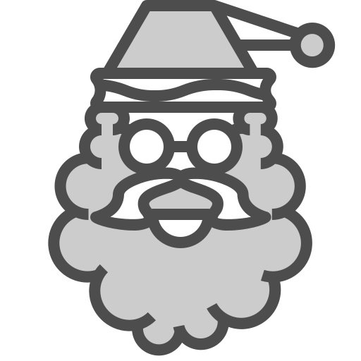 papá noel icono gratis