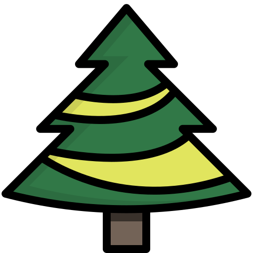 Christmas tree free icon